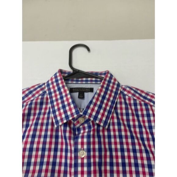 Checkered Patterned Banana Republic Top - Picture 3 of 7